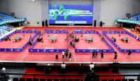 2023中国国家乒乓球队亚洲锦标赛及亚运会热身赛在威海南海新区开赛